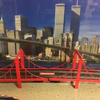 Carrera Brücke mit Skyline von Manhattan